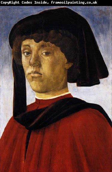 BOTTICELLI, Sandro Portrait of a Young Man